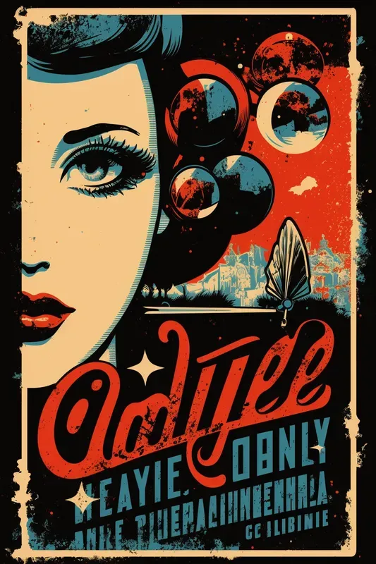 Retro Vintage Movie Poster