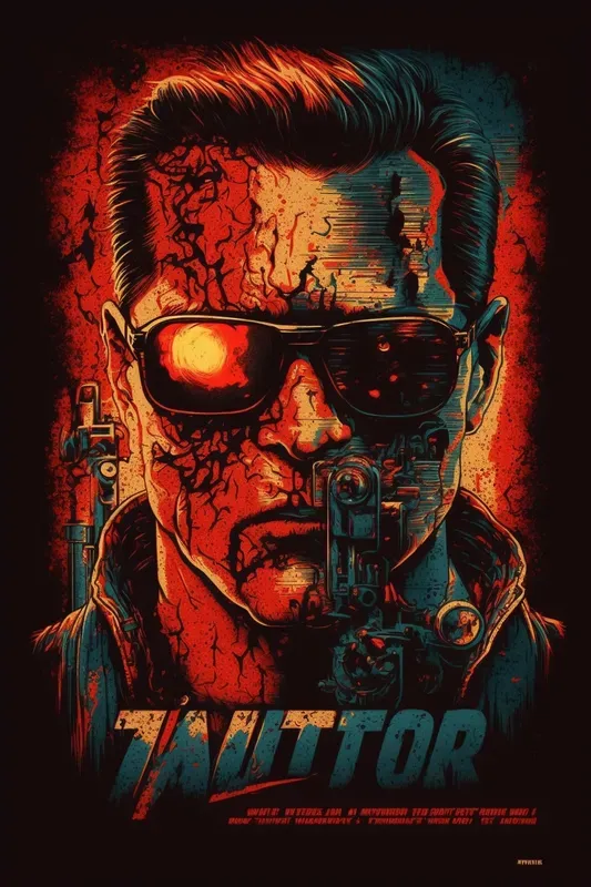 Retro Vintage Movie Poster