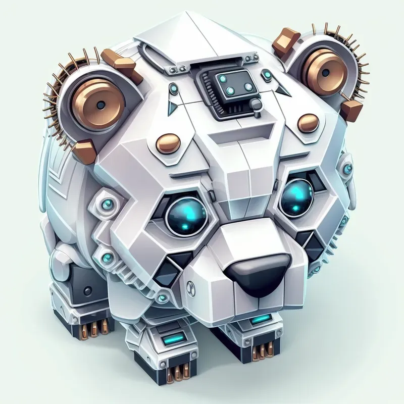 3D Isometric Mini Robots Game Assets