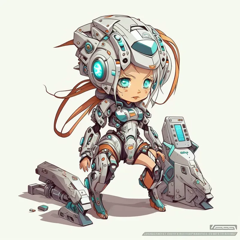3D Isometric Mini Robots Game Assets