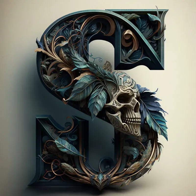 Terrifying Bones Lettering Logos