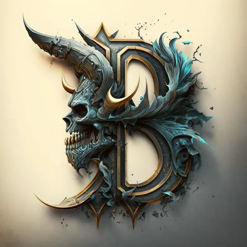 Terrifying Bones Lettering Logos