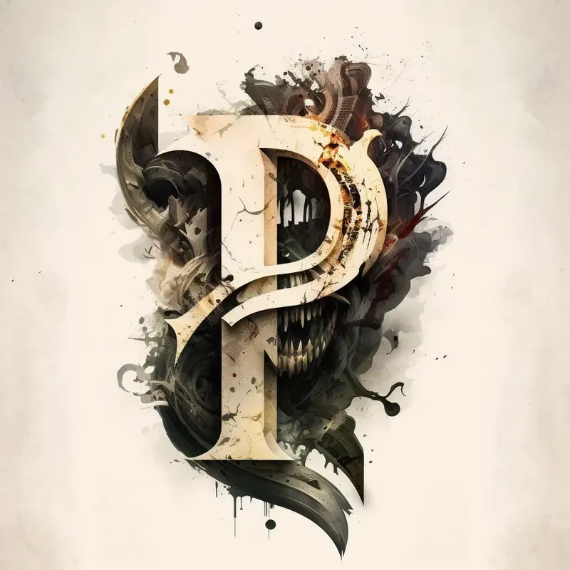 Terrifying Bones Lettering Logos