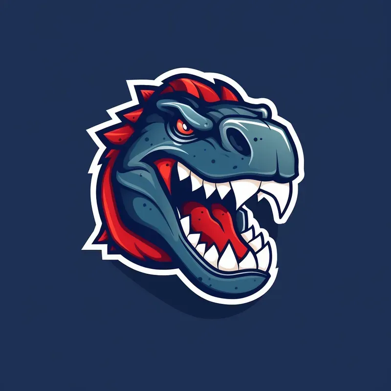 Animal Sport Team Logo Emblems