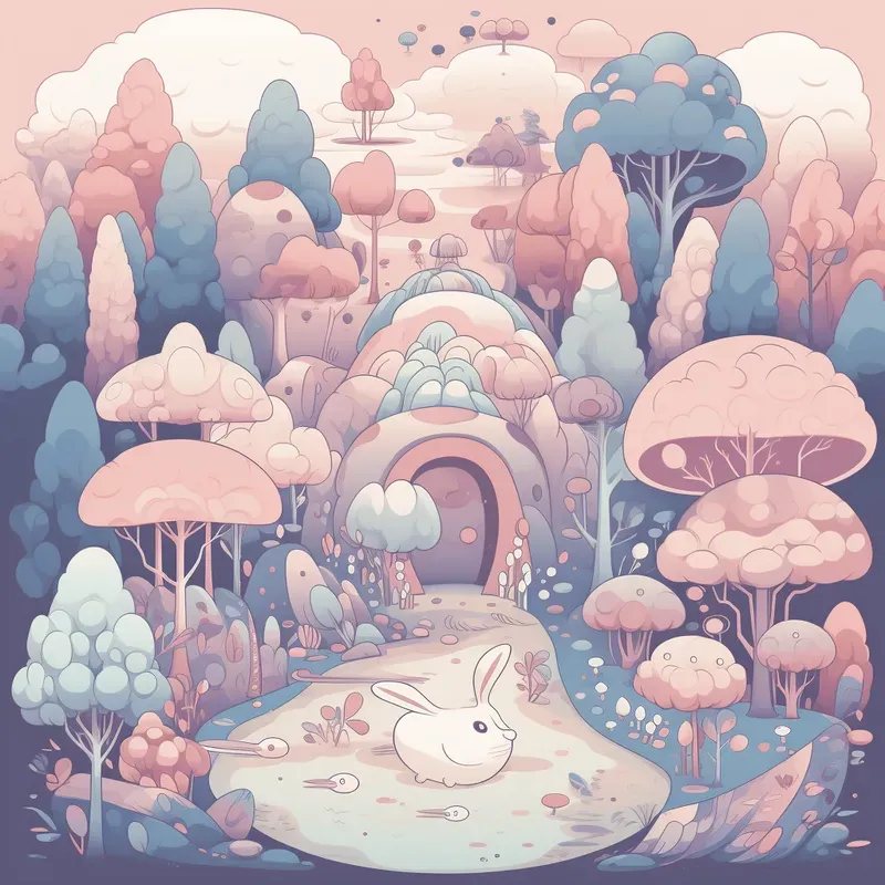 Kawaii Style Illustration Art