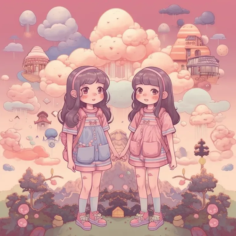 Kawaii Style Illustration Art