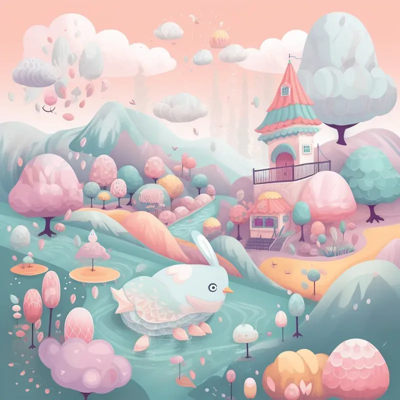 Kawaii Style Illustration Art