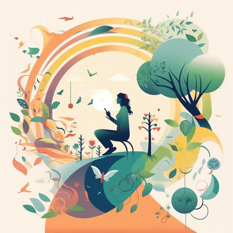 Personal Growth And Development Vectors