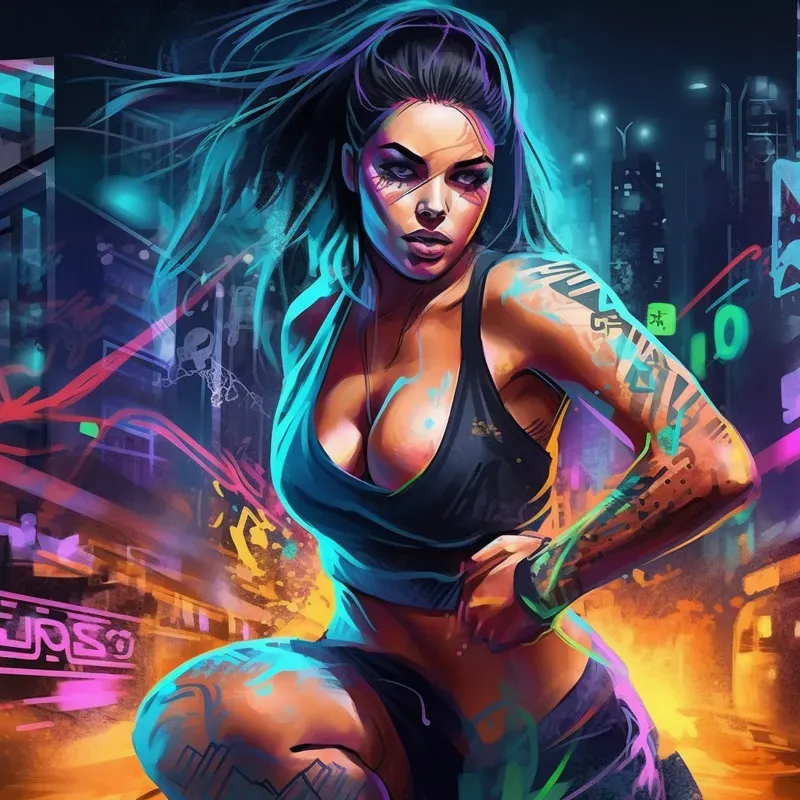 Graffiti Street Art Illustrations