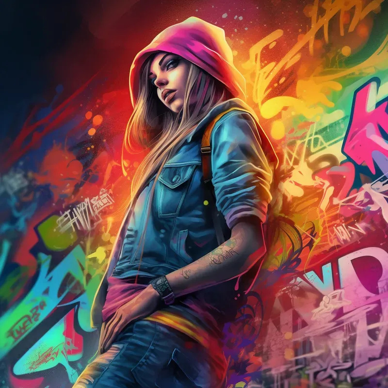 Graffiti Street Art Illustrations