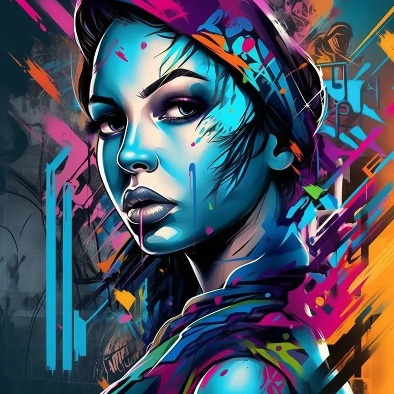 Graffiti Street Art Illustrations
