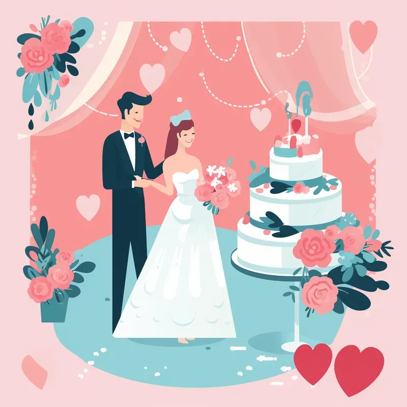 Wedding Planning Celebrations Vectors