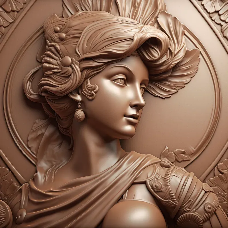 Bas Relief Style Illustrations