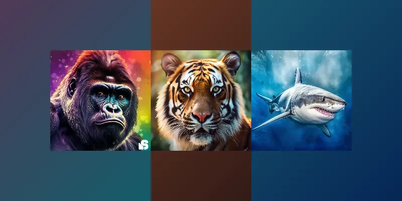 Unexpected Unusual Animal Portraits generated by undefined