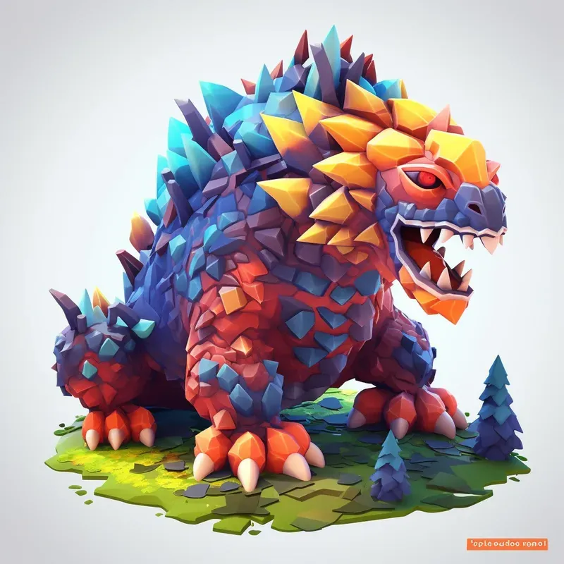 3D Isometric Character Game Assets