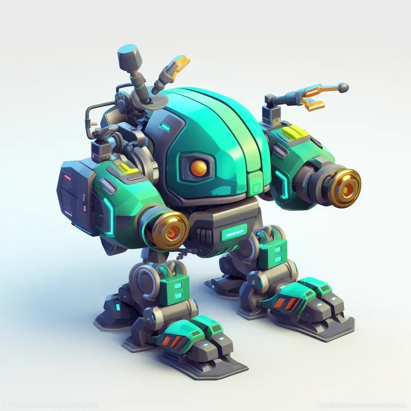 3D Isometric Character Game Assets