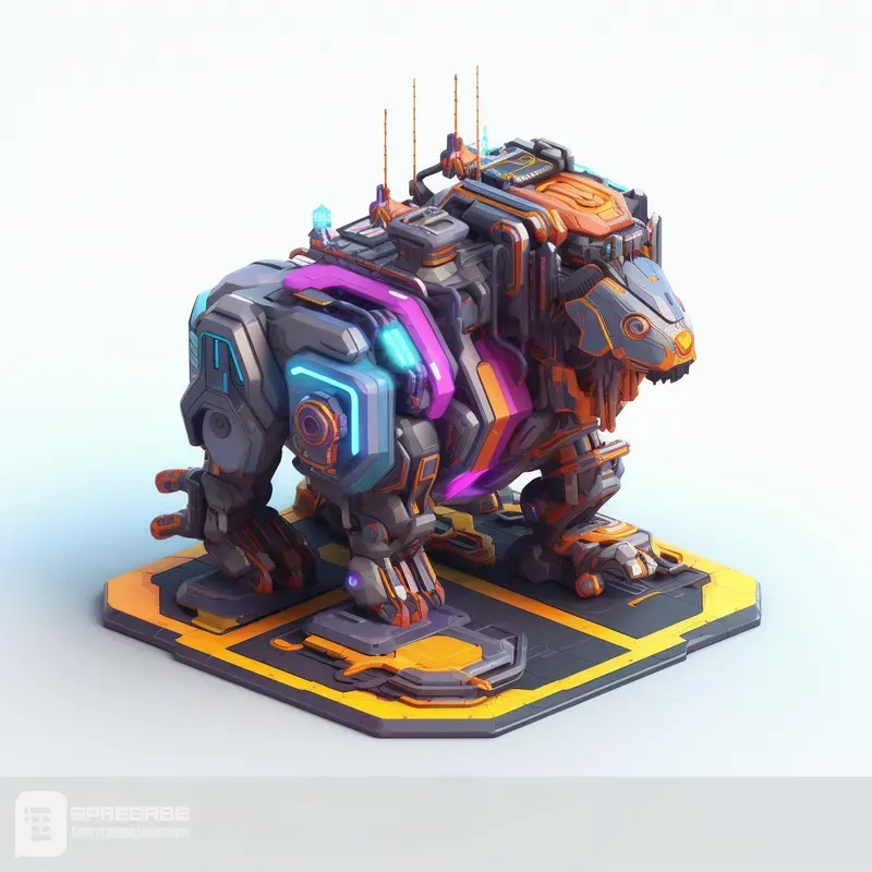 3D Isometric Character Game Assets
