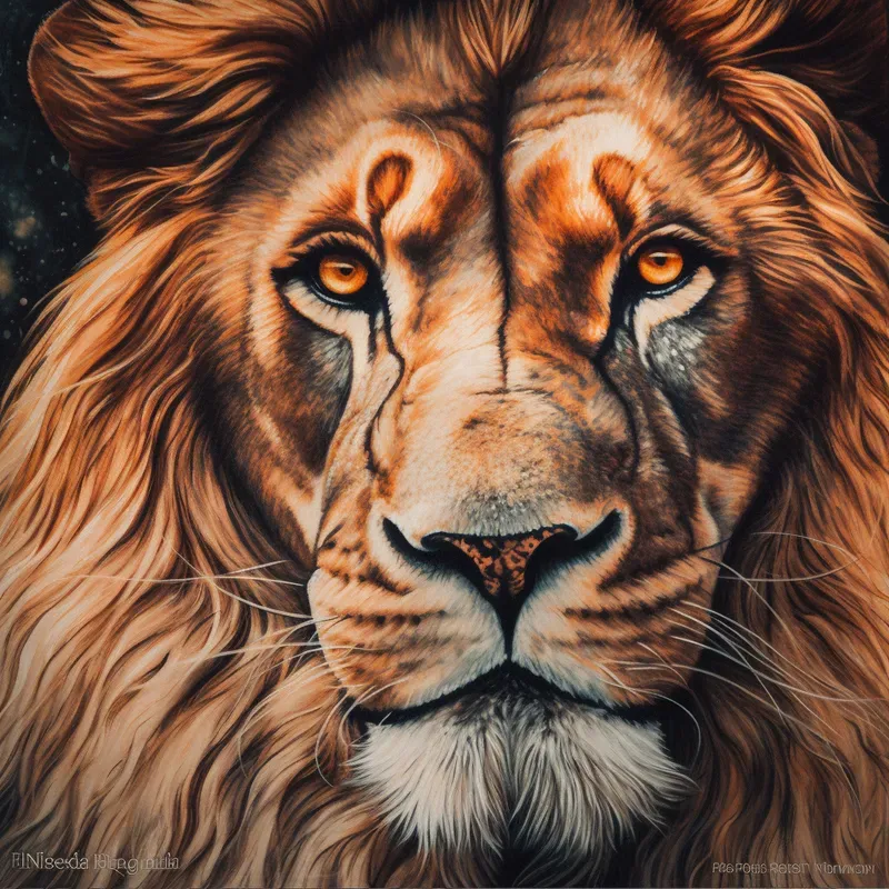Art Informel Neogothic Oil Illustrations