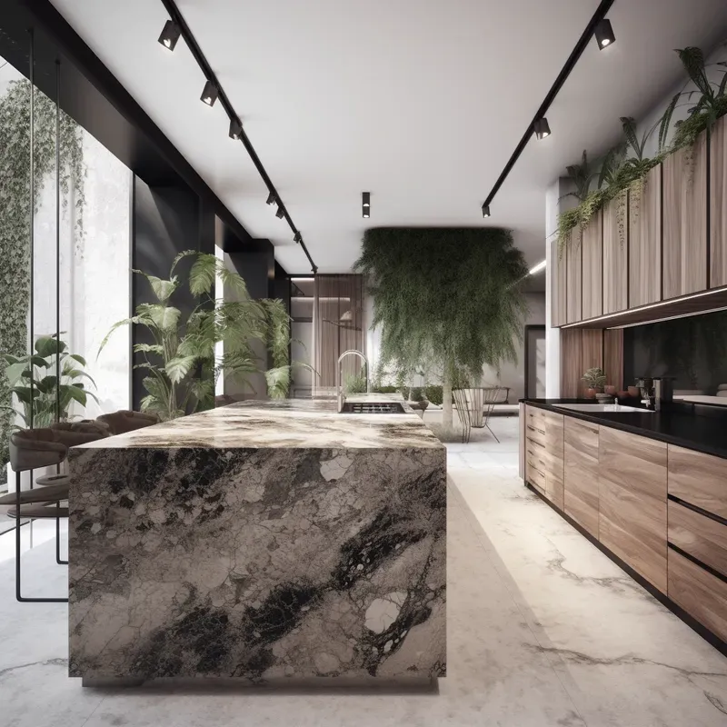 Organic Brutalist Interior Home Design