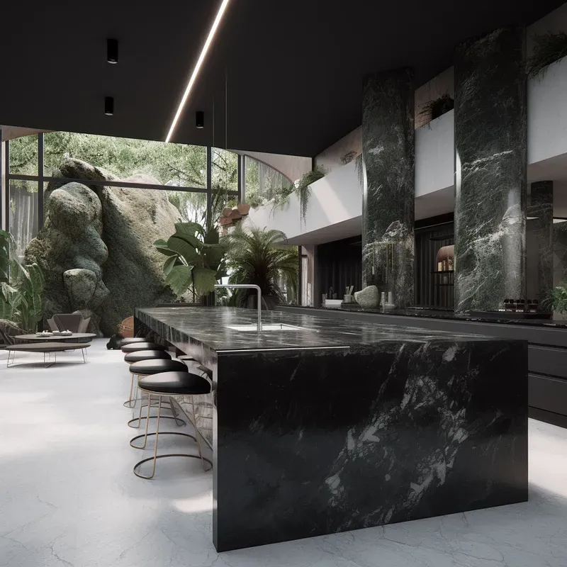 Organic Brutalist Interior Home Design