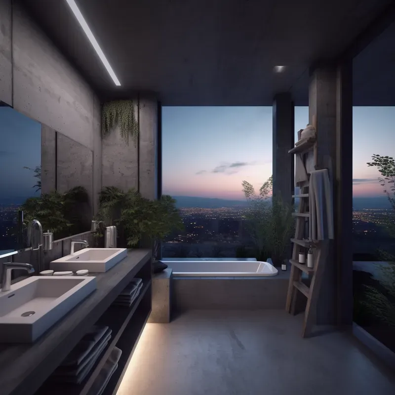 Organic Brutalist Interior Home Design