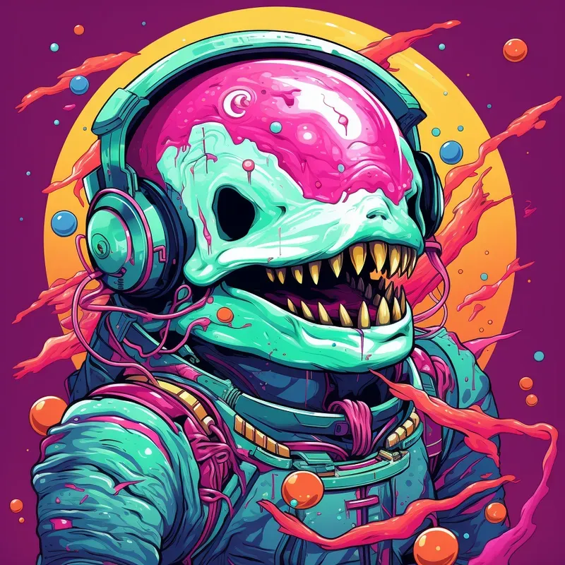 Pop Art Zombie Style Illustrations