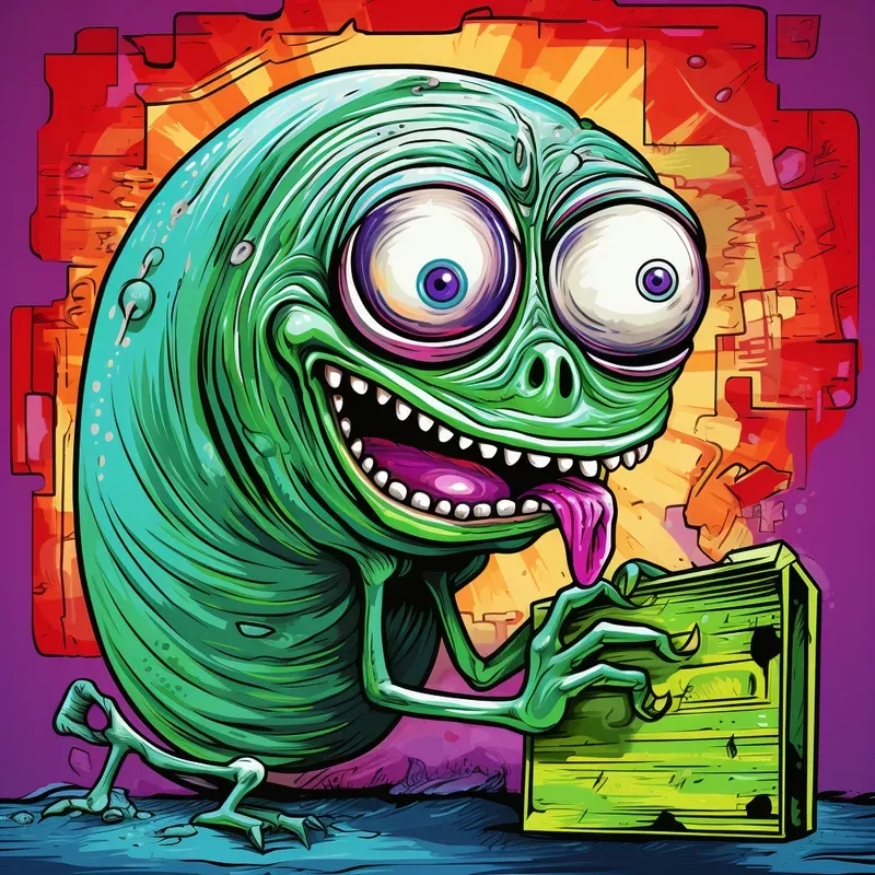 Pop Art Zombie Style Illustrations