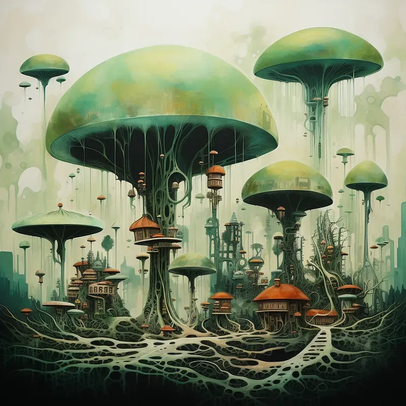 Irrational Dreamlike Surrealism Art