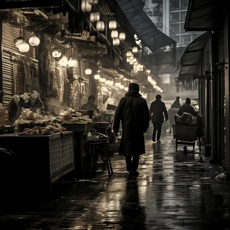 Monochrome Aesthetic Street Photographs