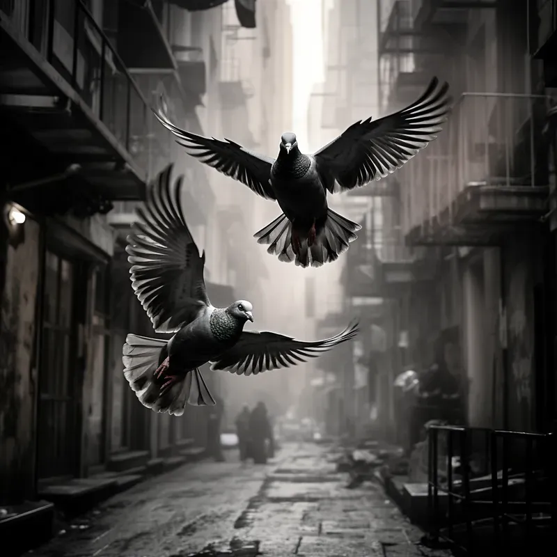 Monochrome Aesthetic Street Photographs