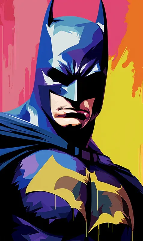 Extravagant Superhero Poster Pop Art
