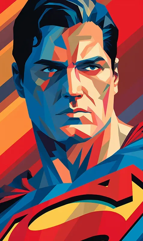 Extravagant Superhero Poster Pop Art
