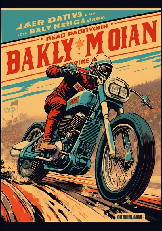 Pop Art Vintage Racing Poster Designs