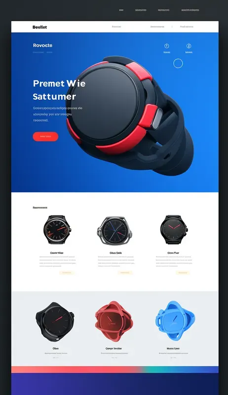 Vibrant Modern Vertical Web Pages