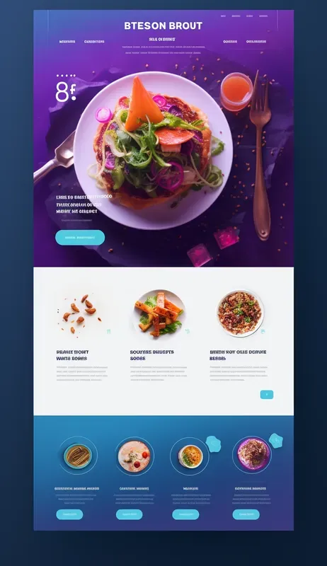 Vibrant Modern Vertical Web Pages
