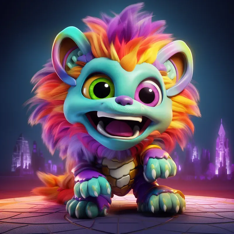 Tiny Adorable Monster Characters