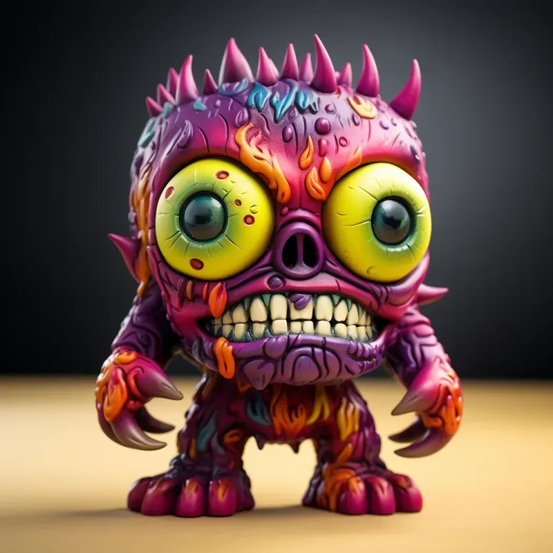 Tiny Adorable Monster Characters