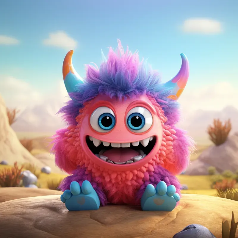 Tiny Adorable Monster Characters