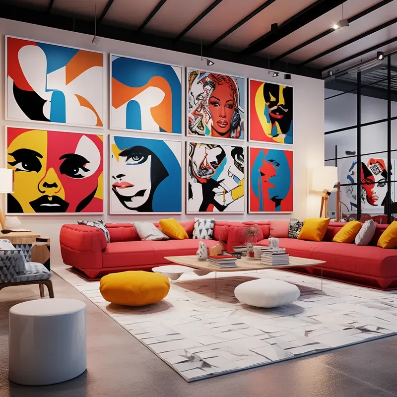 Scandinavian Pop Art Fusion Interiors