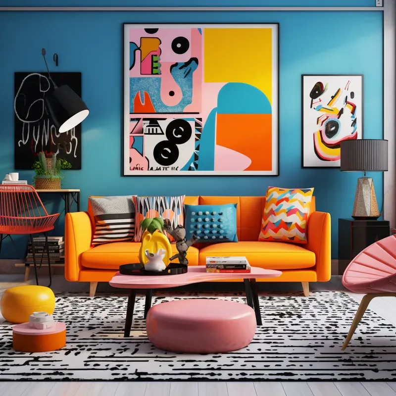 Scandinavian Pop Art Fusion Interiors