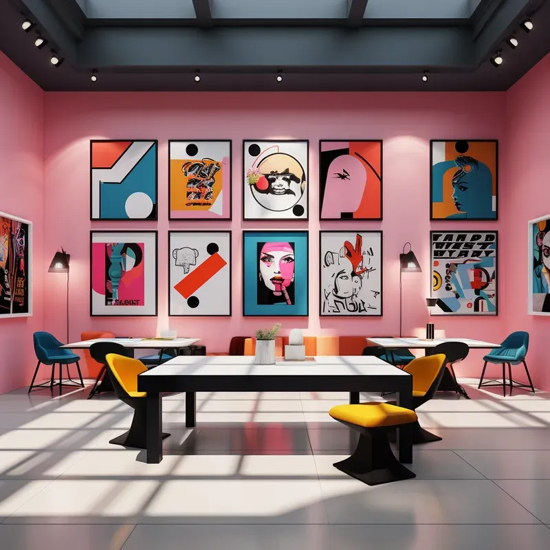 Scandinavian Pop Art Fusion Interiors