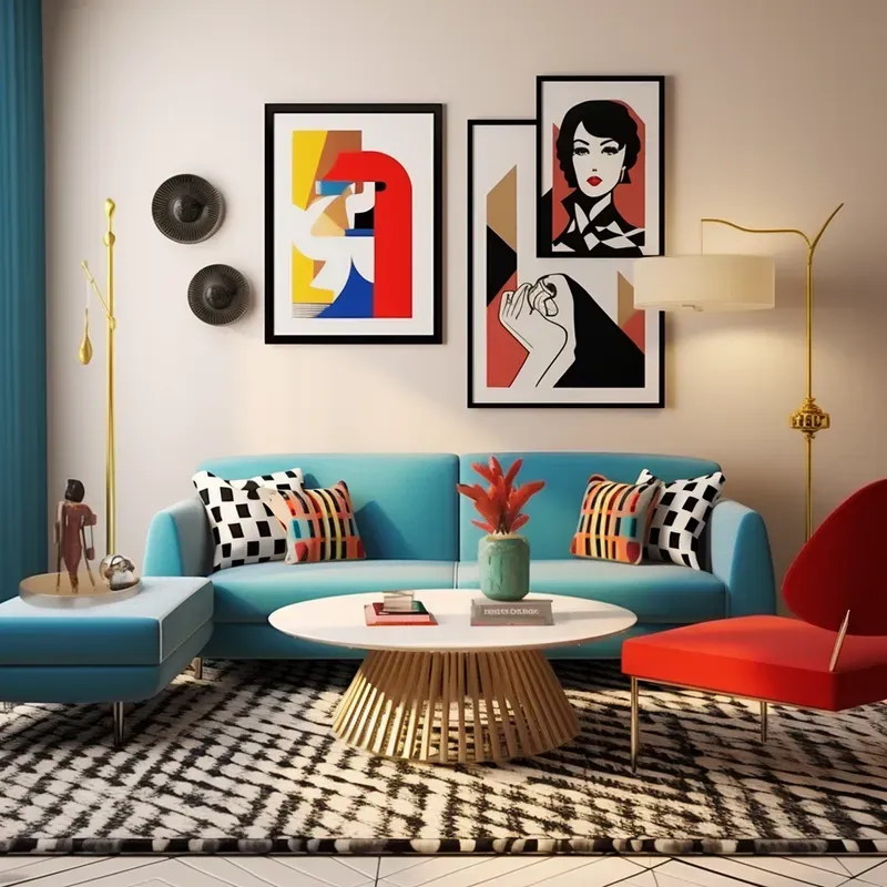 Scandinavian Pop Art Fusion Interiors