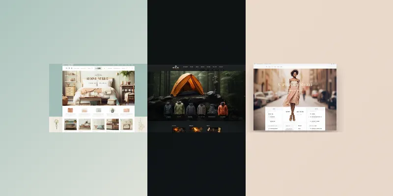 Impactful Shopify Landing Page Mockups generated by undefined