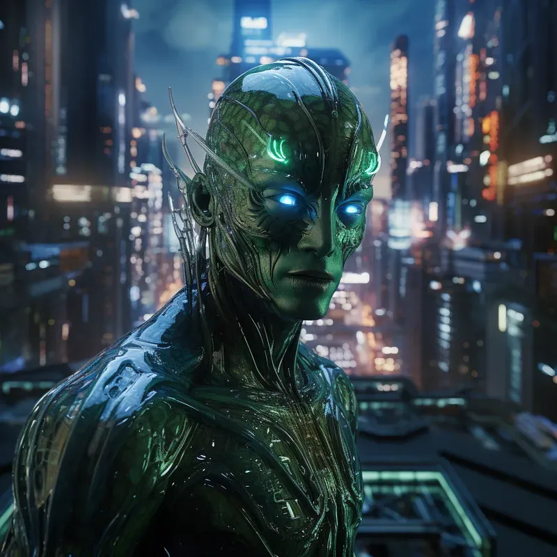 Alien Civilization Environments Photos