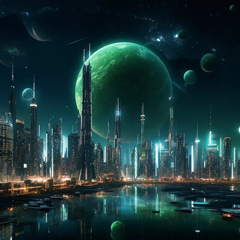 Alien Civilization Environments Photos