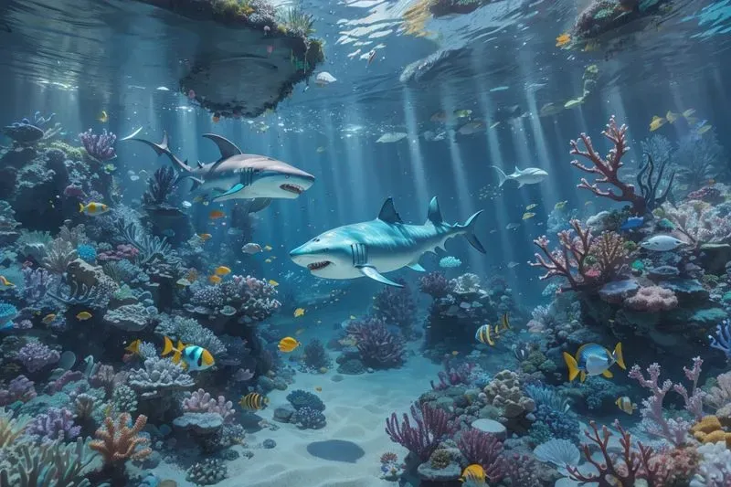 Underwater 3D Aquariums