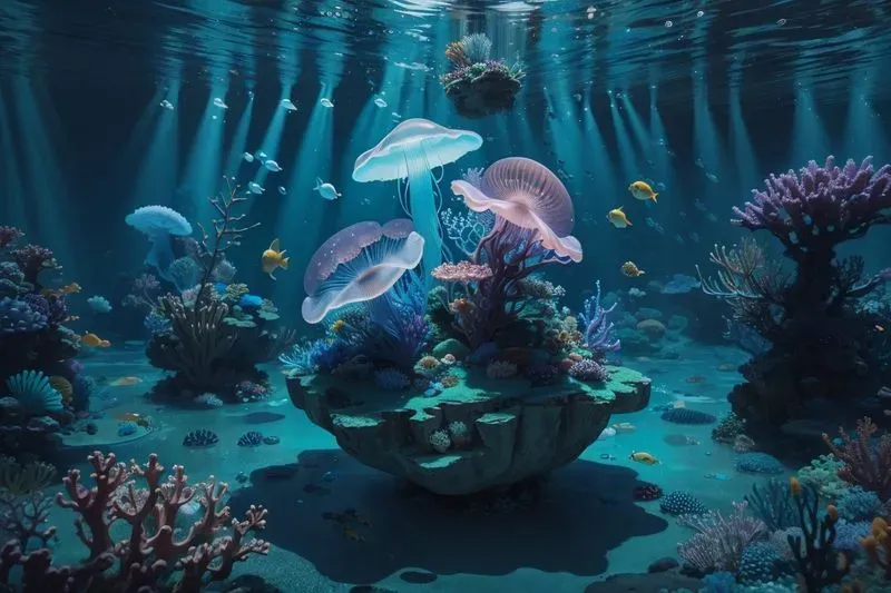Underwater 3D Aquariums