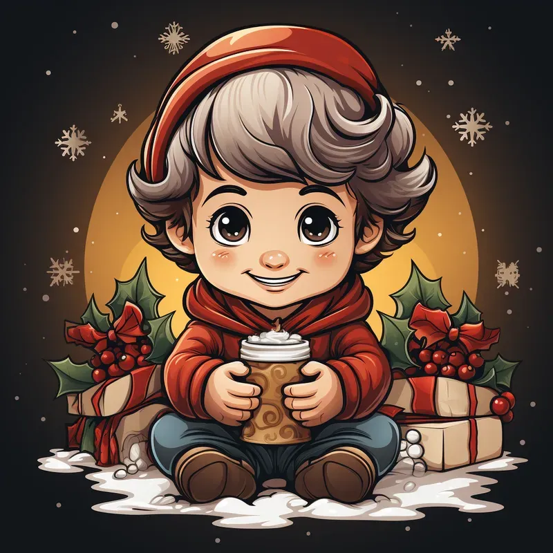 Complex Detailed Christmas Icons
