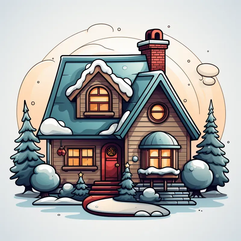 Complex Detailed Christmas Icons