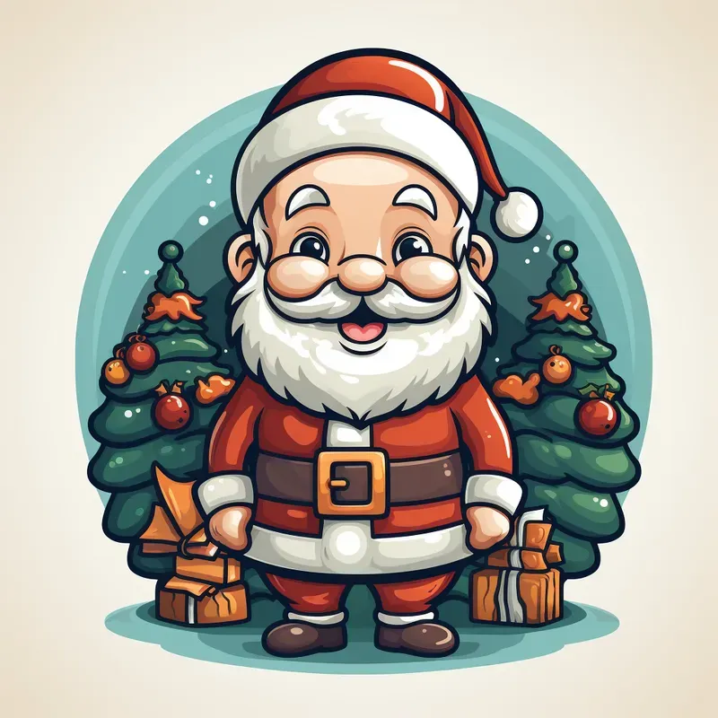 Complex Detailed Christmas Icons